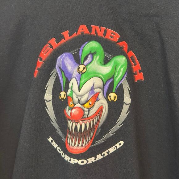 Hellanbach Who’s Your Daddy? Hooded Pullover Sweatshirt Size M Streetwear Grunge - Picture 3 of 9